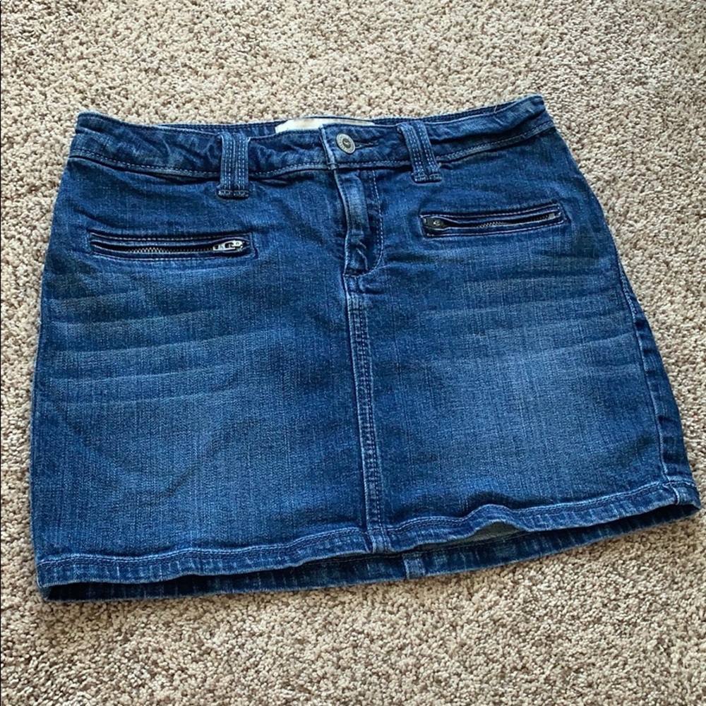 Hollister jean skirt
